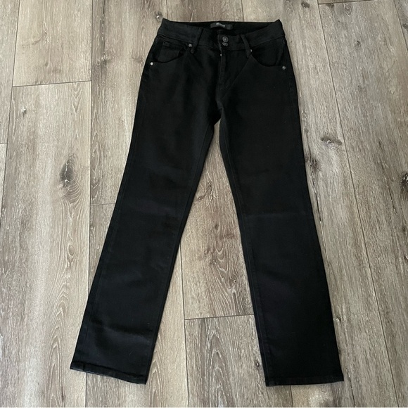 Hudson Ladies' Slim Straight Leg Jean Black Size 4 - Picture 4 of 14
